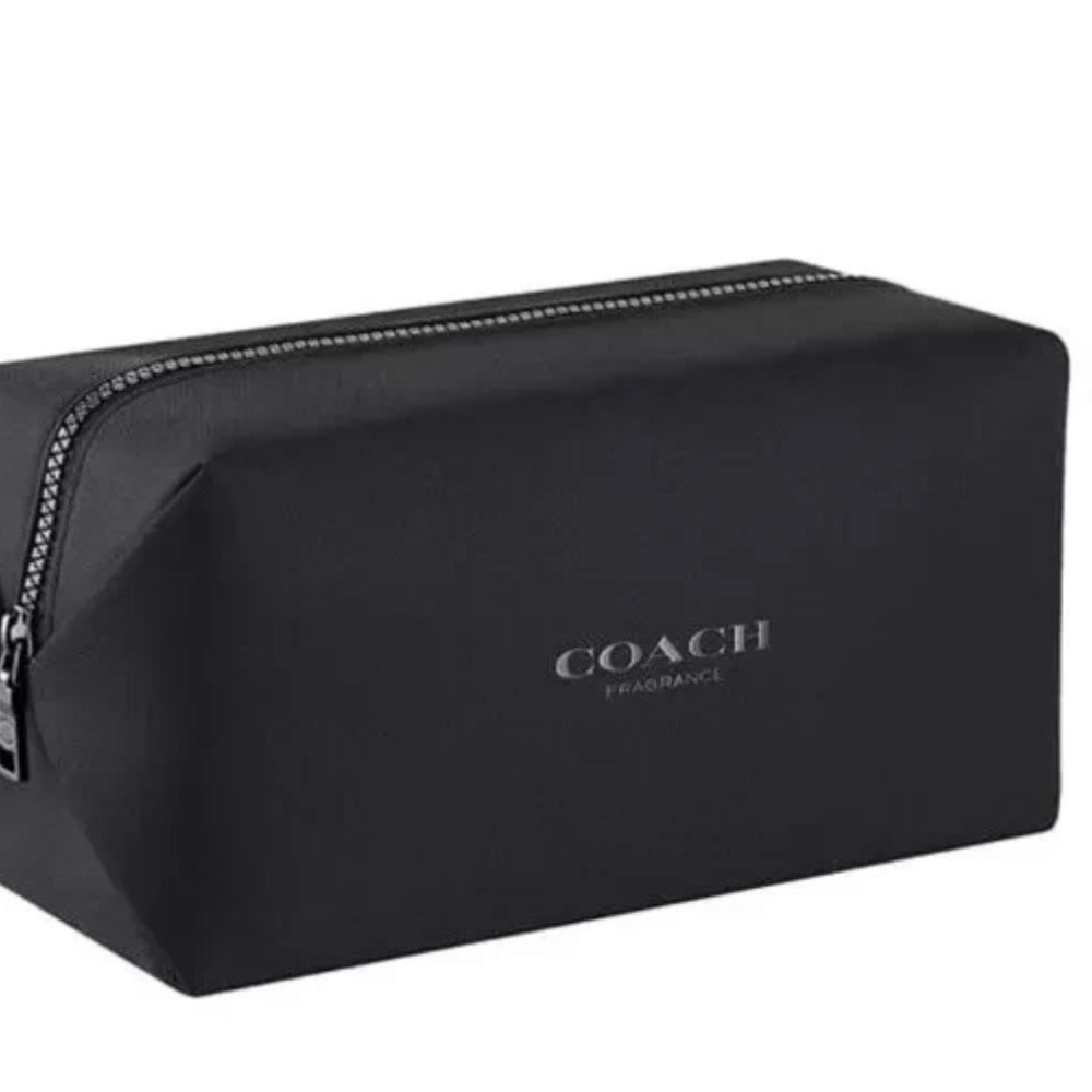 Coach Black Toiletry Bag with Sleek Design
